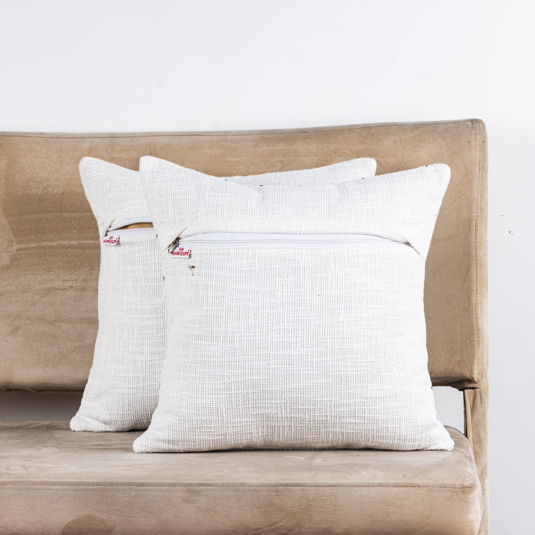 Premium Heritage Embroidery All Over Cushion Cover