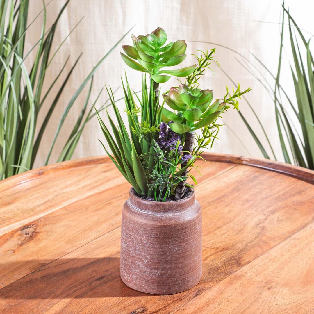 Artificial Plant – 8×27cm PVC Plastic & Nylon-DGN-1