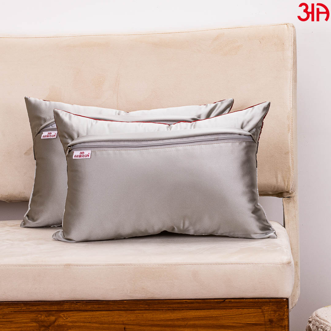 Hexagon Pattern Embossed Cushion Cover