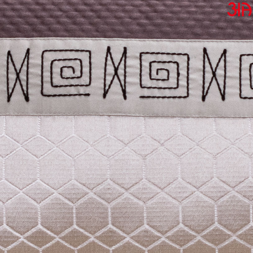 Hexagon Pattern Embossed Cushion Cover