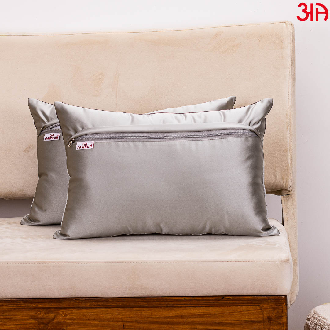 Hexagon Pattern Embossed Cushion Cover