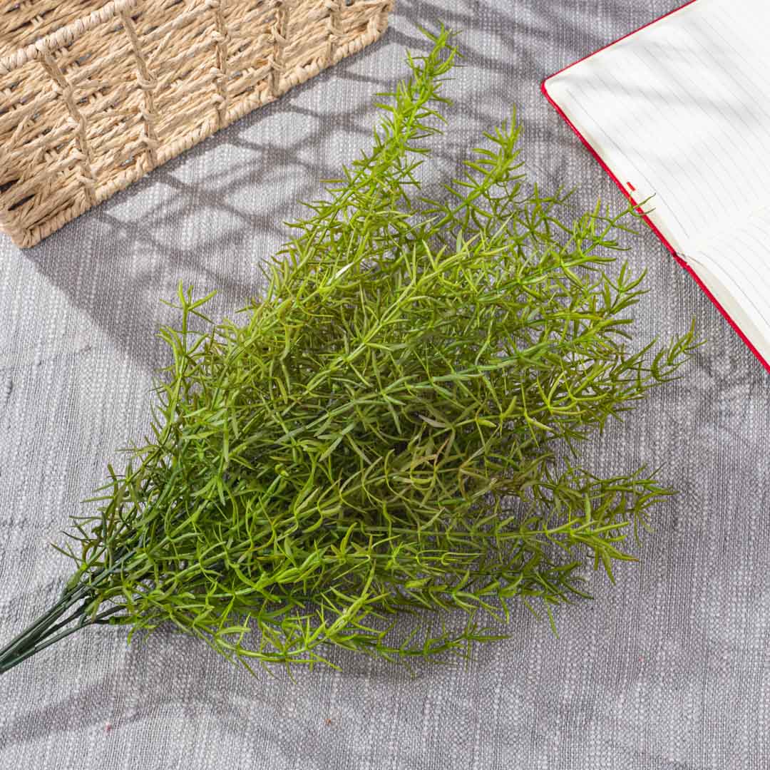 Green Artificial Flower Bunch – 53cm PVC & Nylon