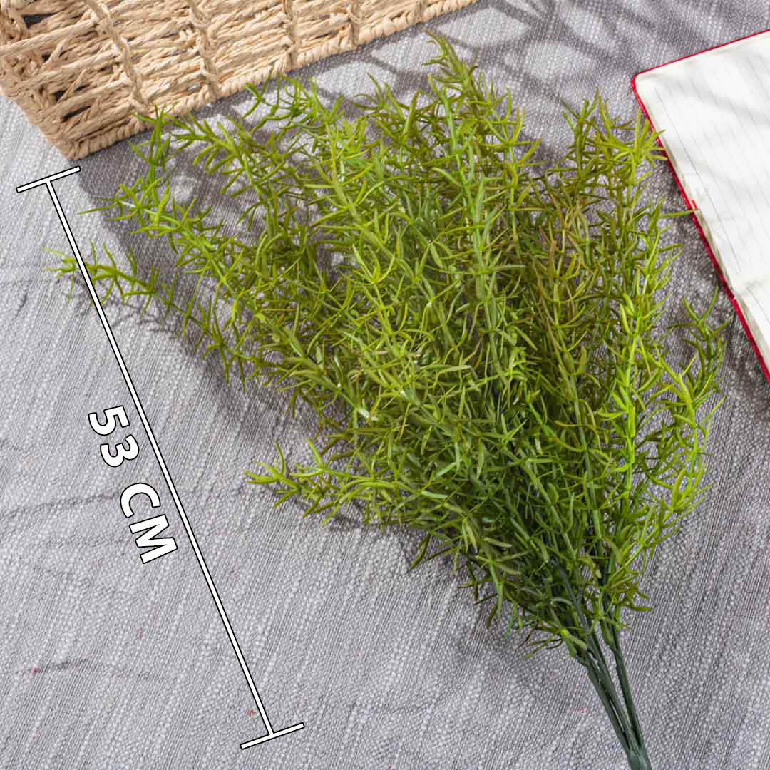 Green Artificial Flower Bunch – 53cm PVC & Nylon