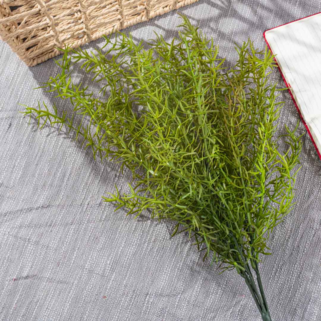 Green Artificial Flower Bunch – 53cm PVC & Nylon