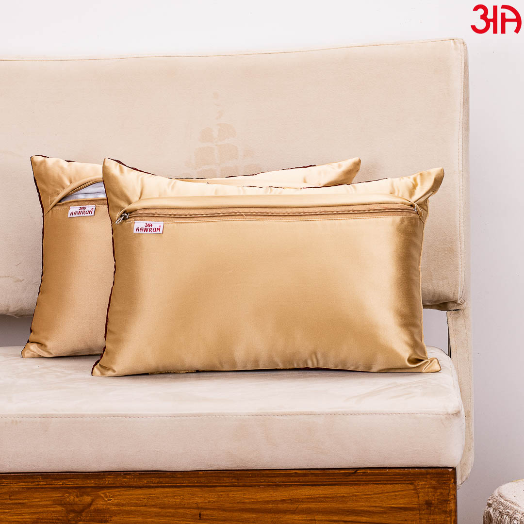 Elegant Brocade Cushion Cover