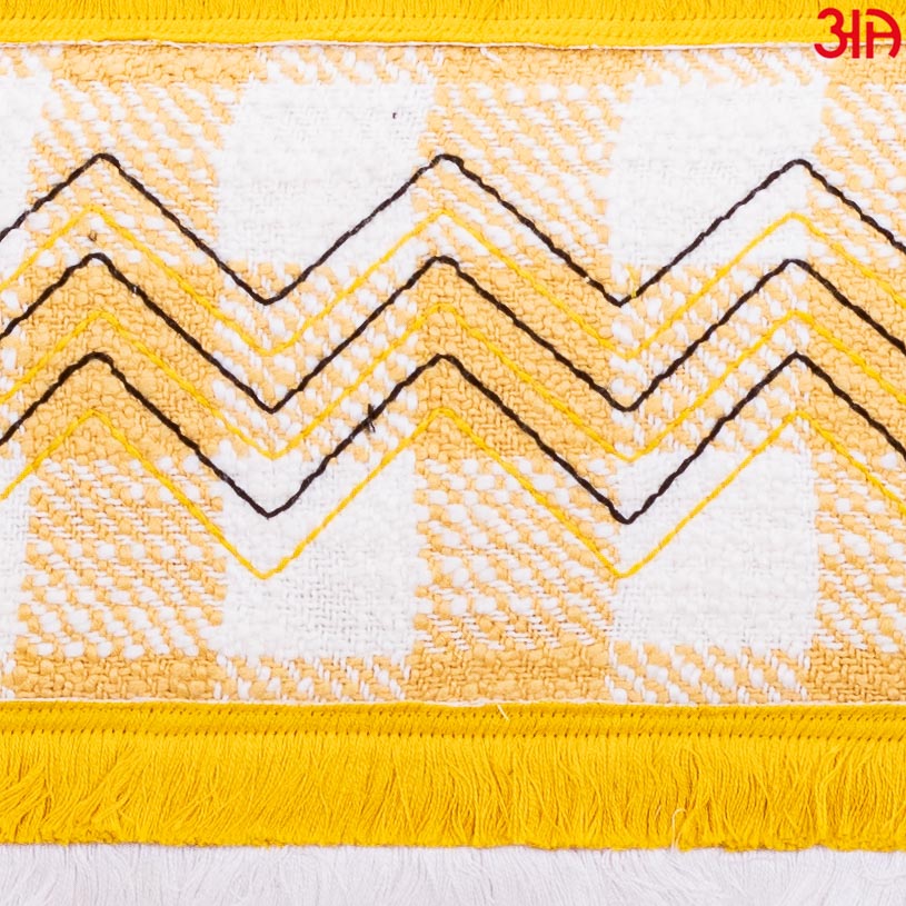 Chic Check Handloom Cushion Cover
