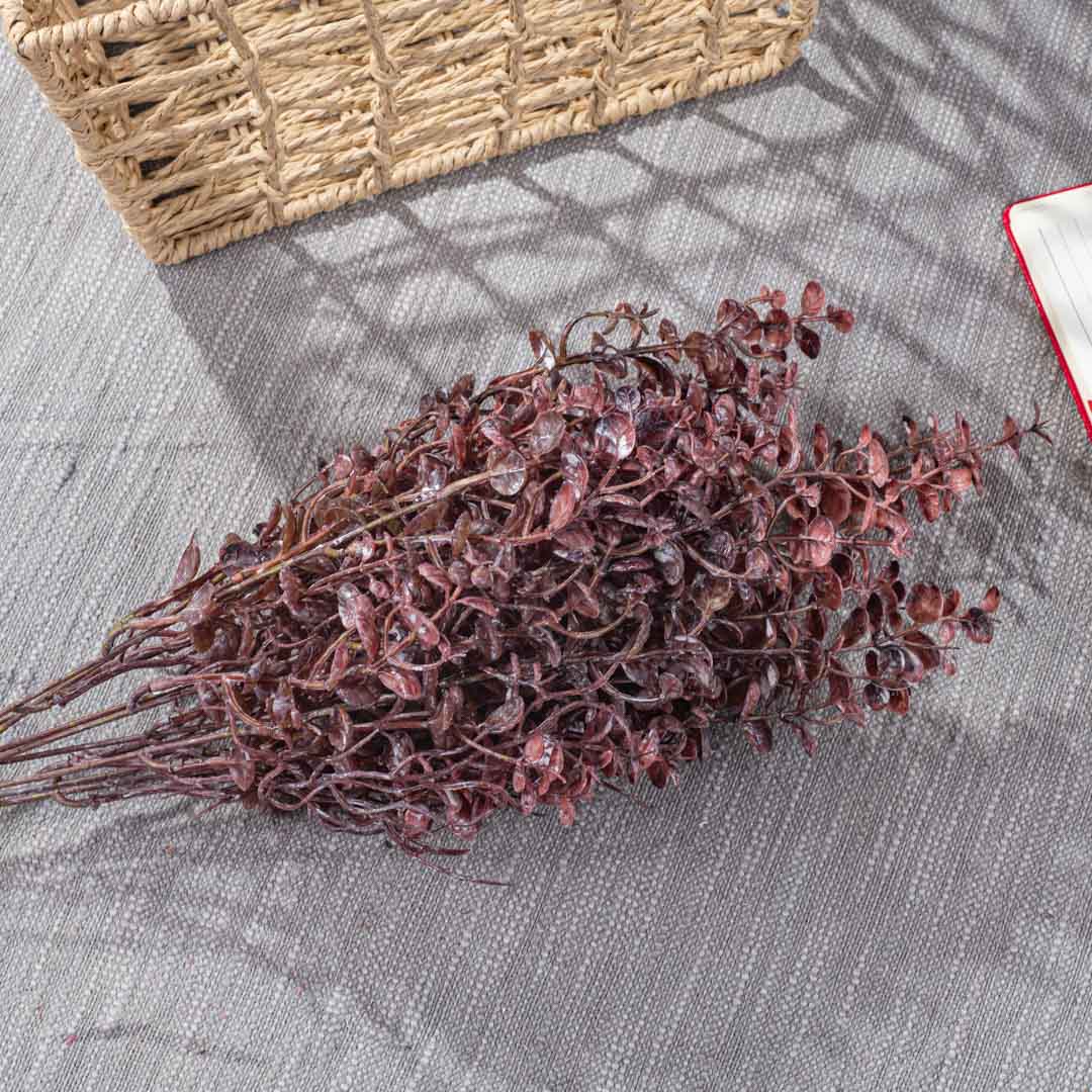 Brown Artificial Flower Bunch – 59cm PVC & Nylon