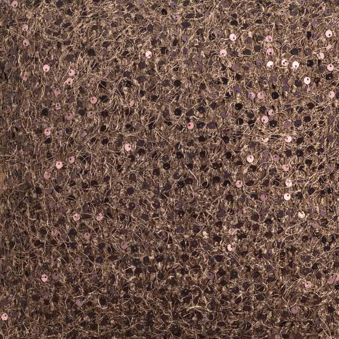 SequinWeave Antique Polyester Cushion Cover – 16x16 Inch Stylish Home Décor