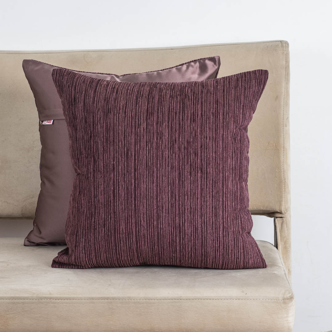 TexturaMix Chenille Cushion Cover – 16x16 Inch Stylish Home Décor