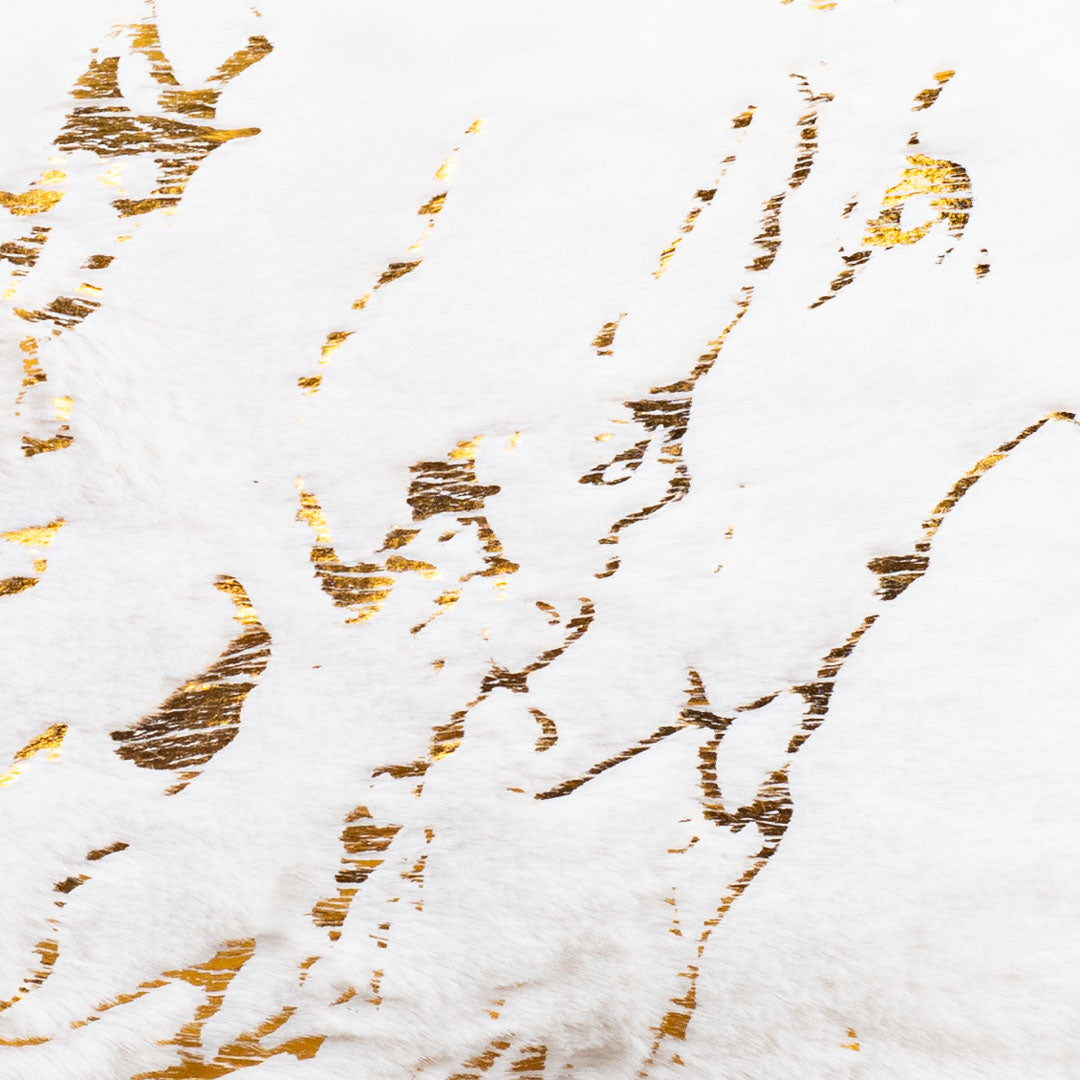 Velvet & Fur Foil Print Cushion – 12X18&