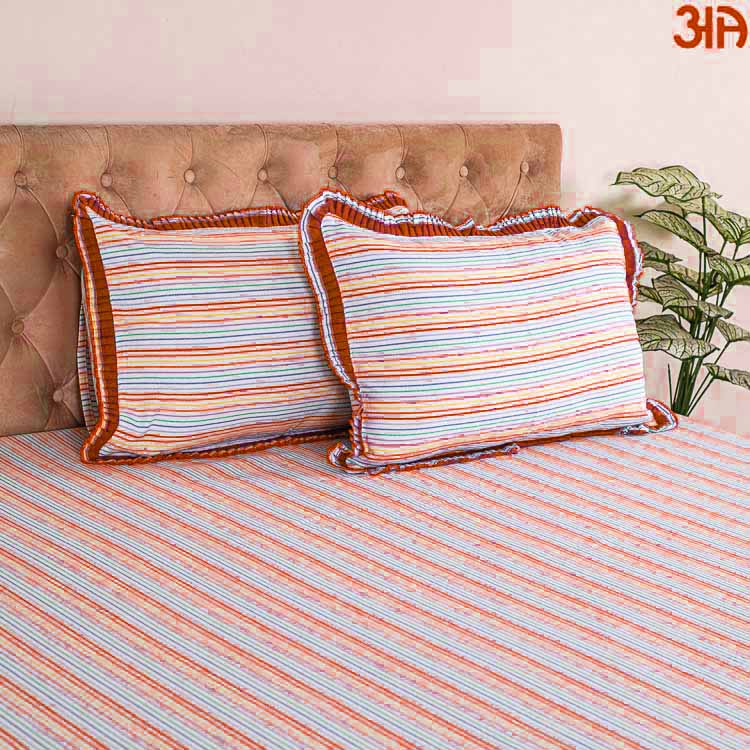Rangoli King Size (100x108)-Inch Bedcover Set (1+2)