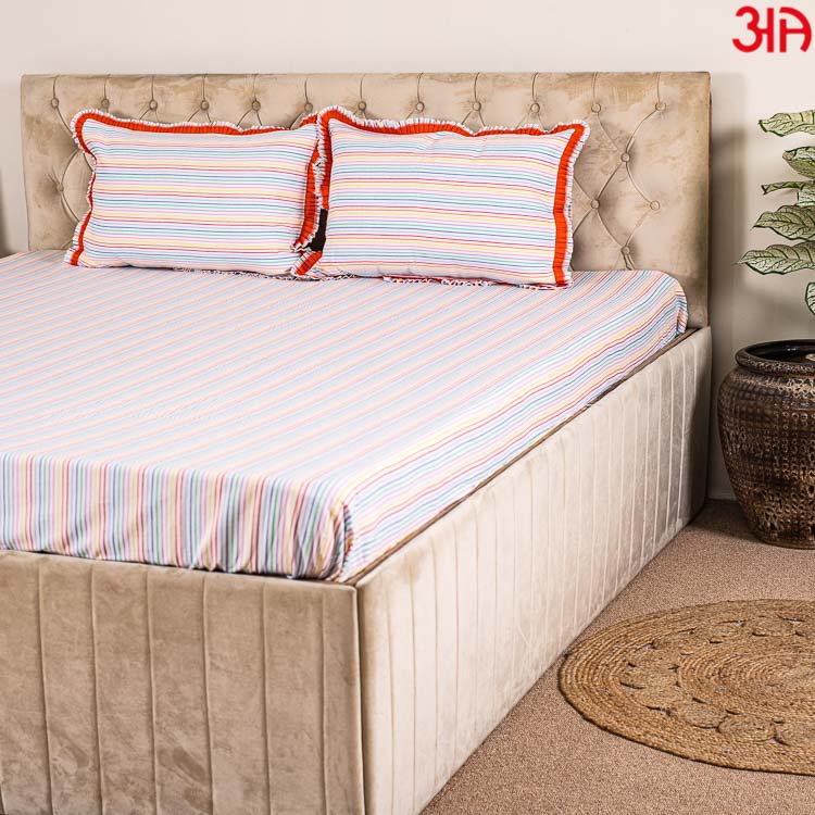 Rangoli King Size (100x108)-Inch Bedcover Set (1+2)
