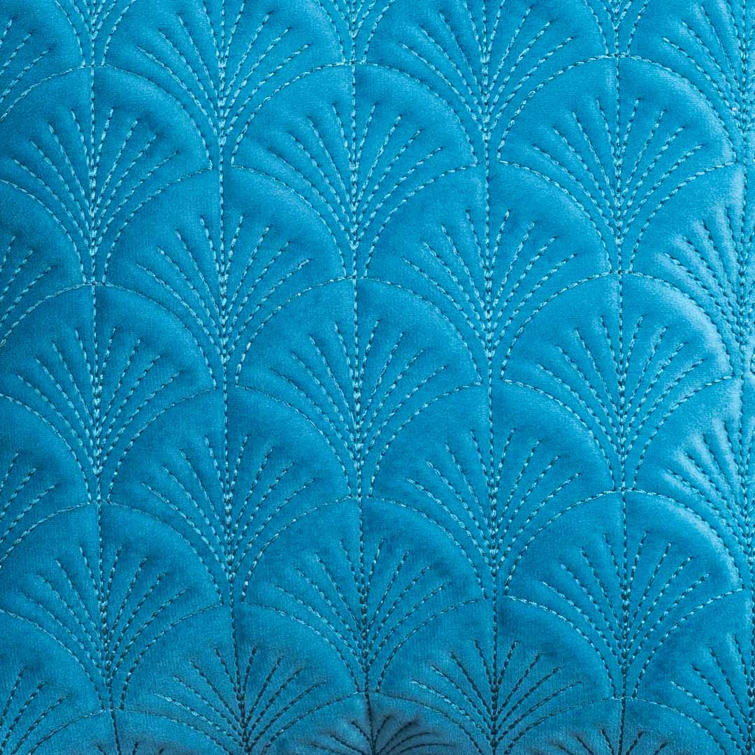 Premium self Embossed Leaf Design Cushion Cover