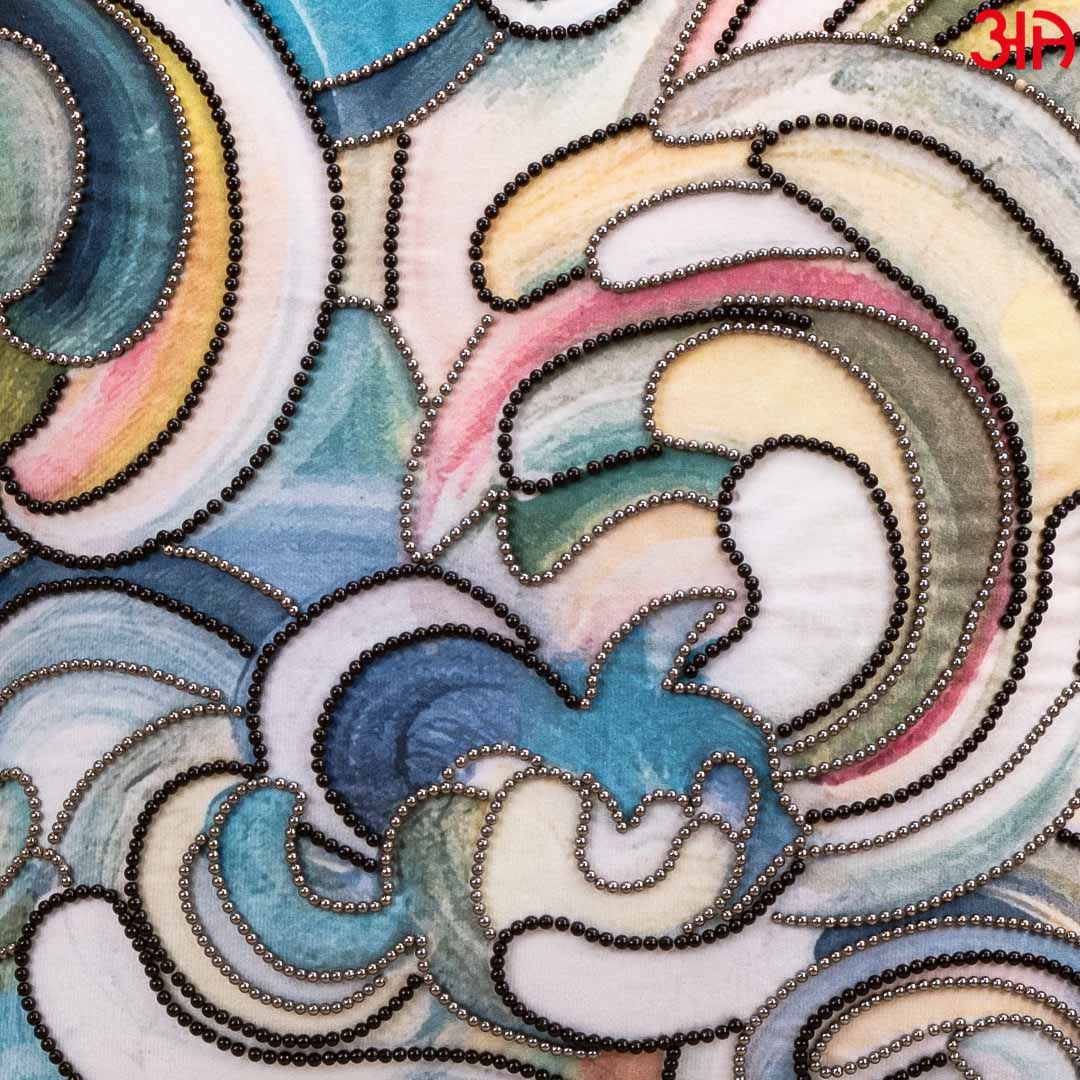 Vibrant Colourful Cloud Velvet Cushion Cover