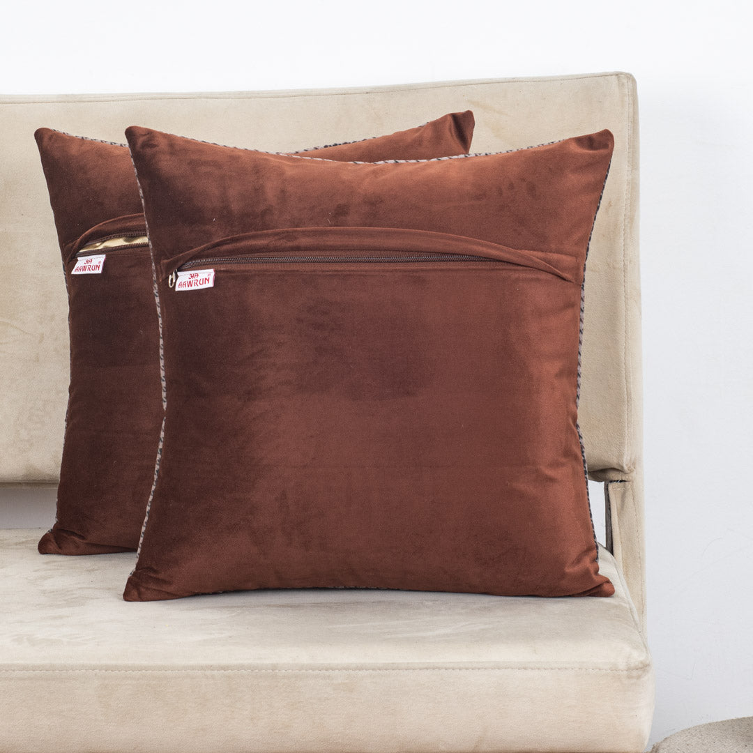 Classic Suede Velvet Cushion – 16×16″