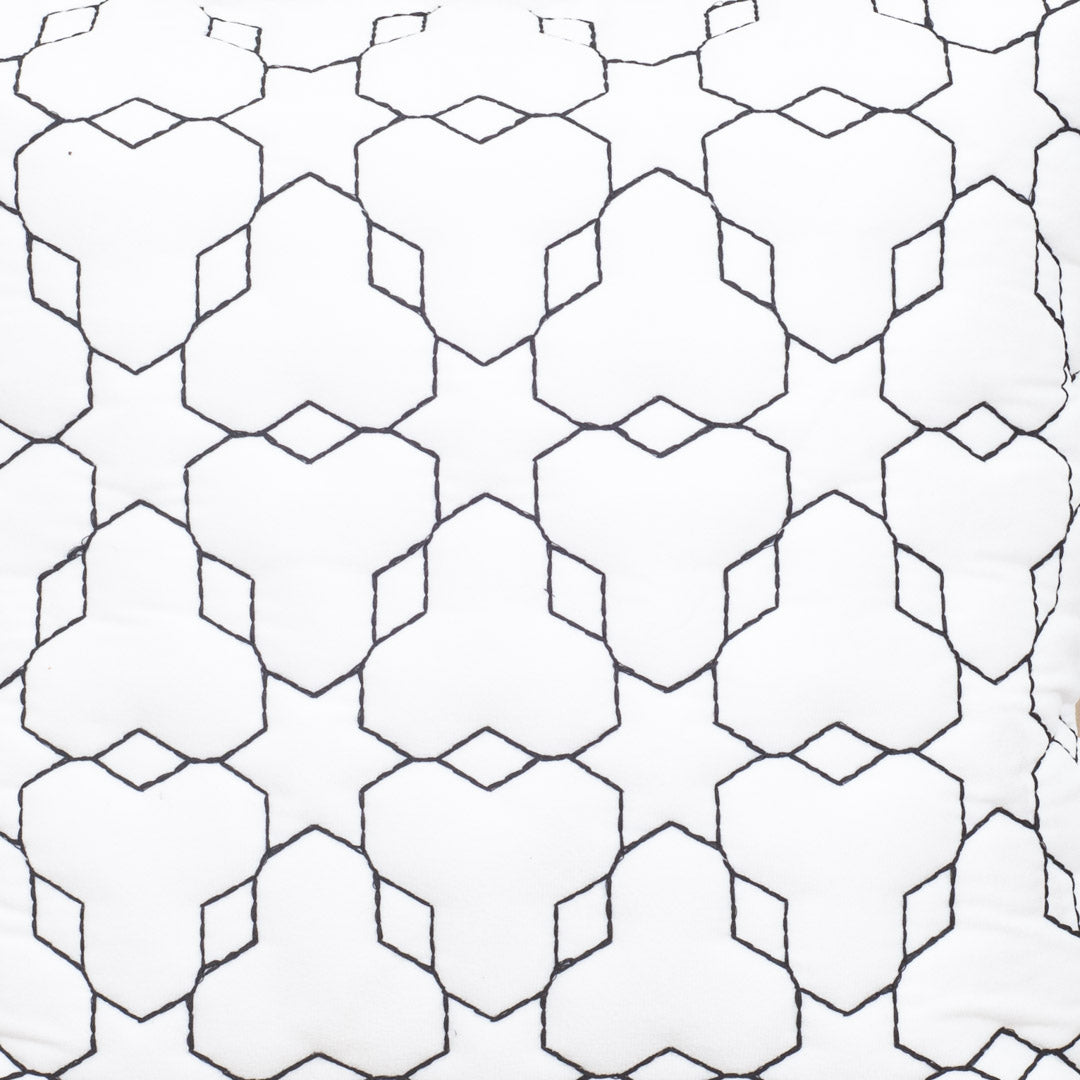 Luxury Geometric Velvet Cushion Cover – 16×16″