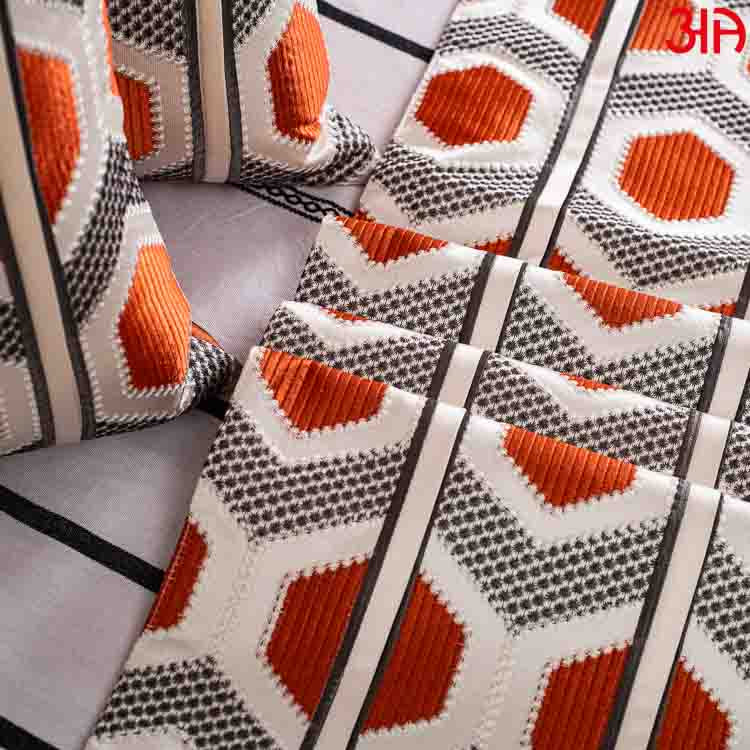 EMB Bed Runner Set (16x84 & 16x16) Inch