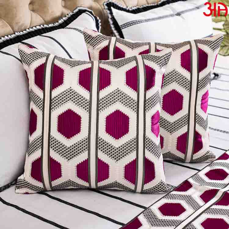 EMB Bed Runner Set (16x84 & 16x16) Inch