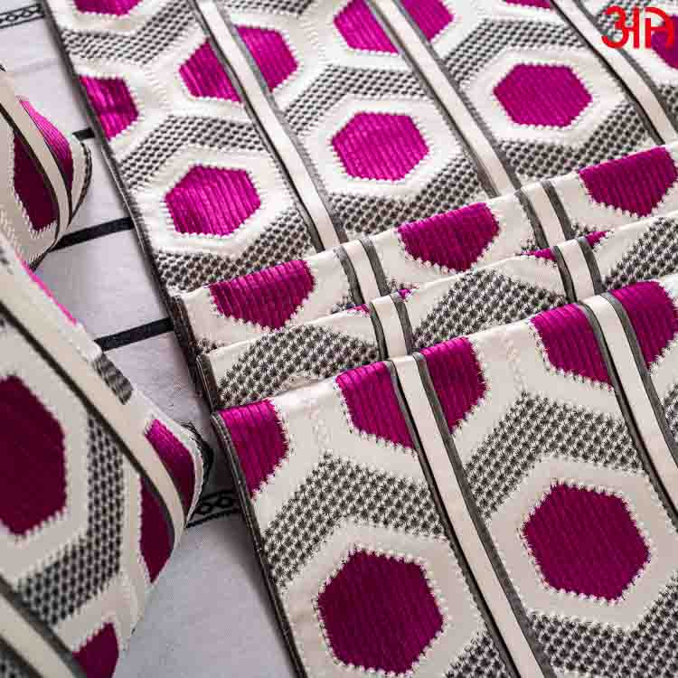 EMB Bed Runner Set (16x84 & 16x16) Inch