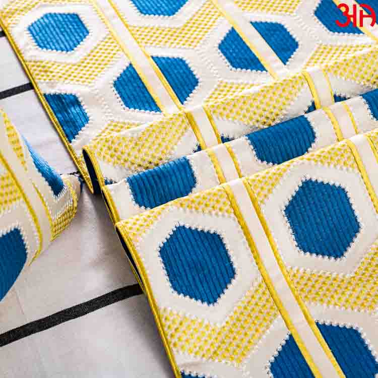 EMB Bed Runner Set (16x84 & 16x16) Inch