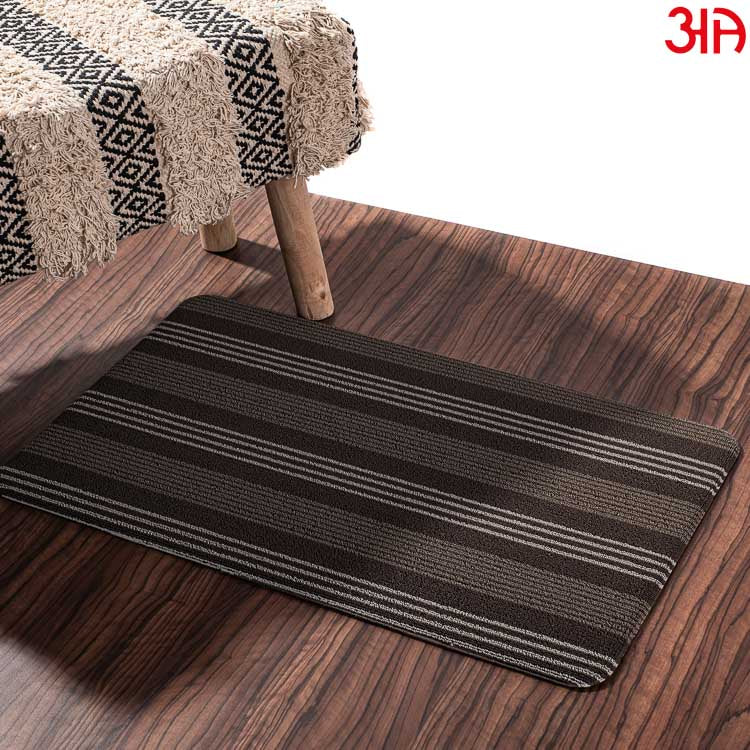 Hoopla Stripe Pvc Front Door Mat (45X75)-CM