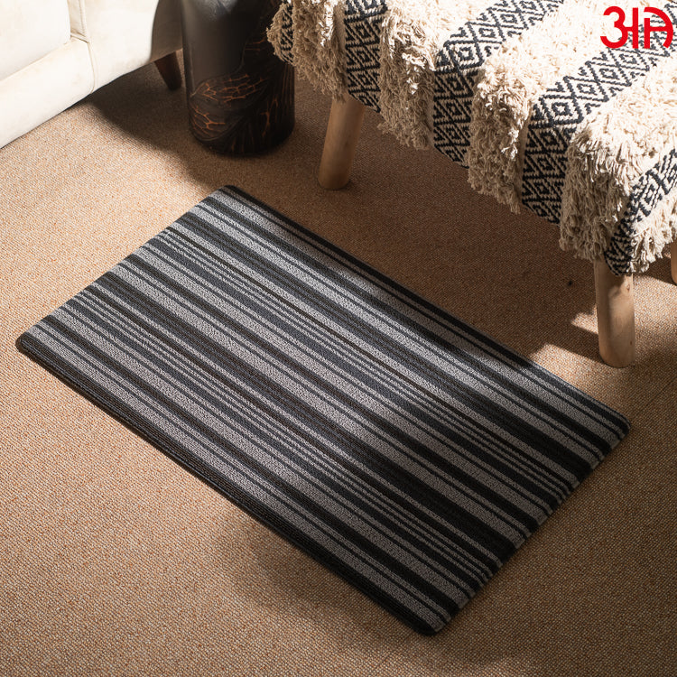 Hoopla Stripe Pvc Front Door Mat (45X75)-CM