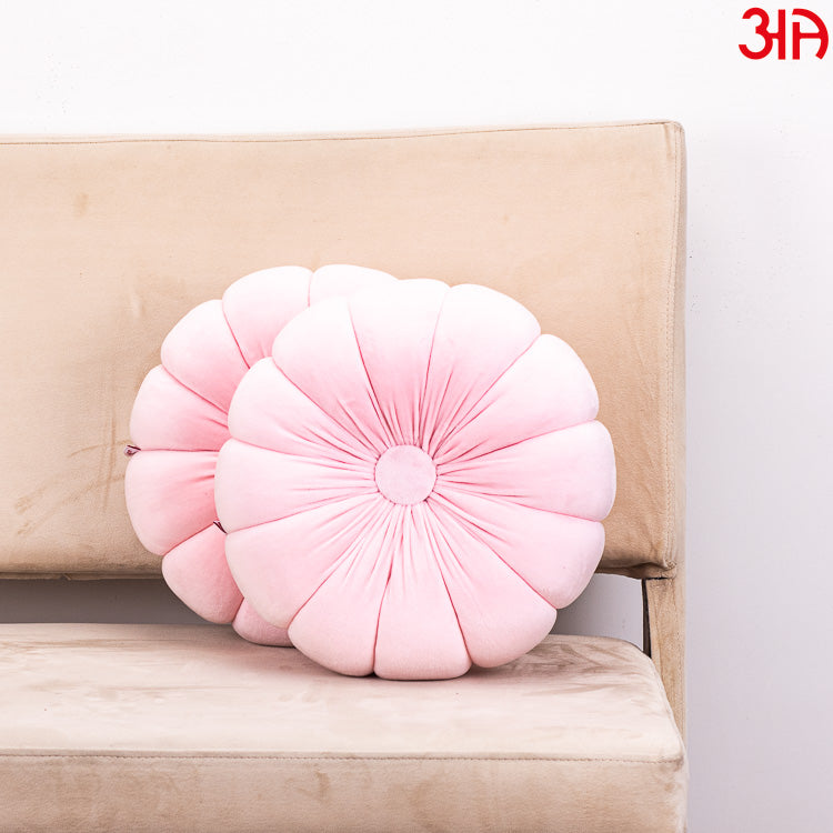 Soft Velvet Pumpkin Cushion With Filler