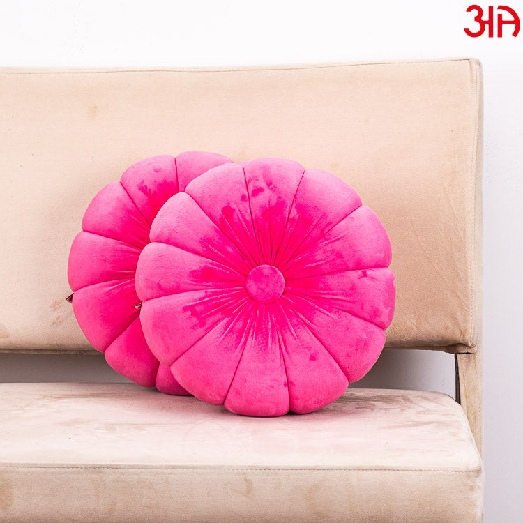 Soft Velvet Pumpkin Cushion With Filler