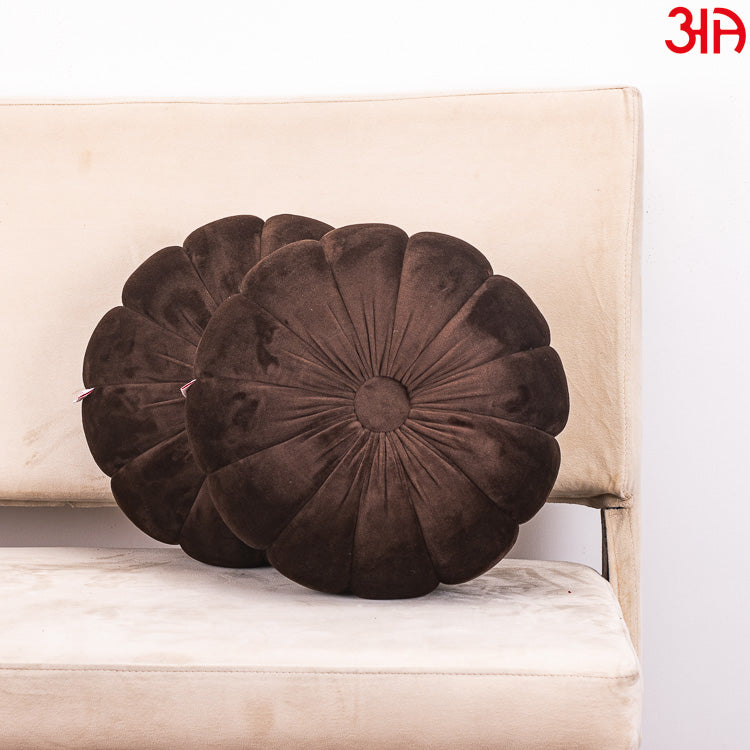 Soft Velvet Pumpkin Cushion With Filler