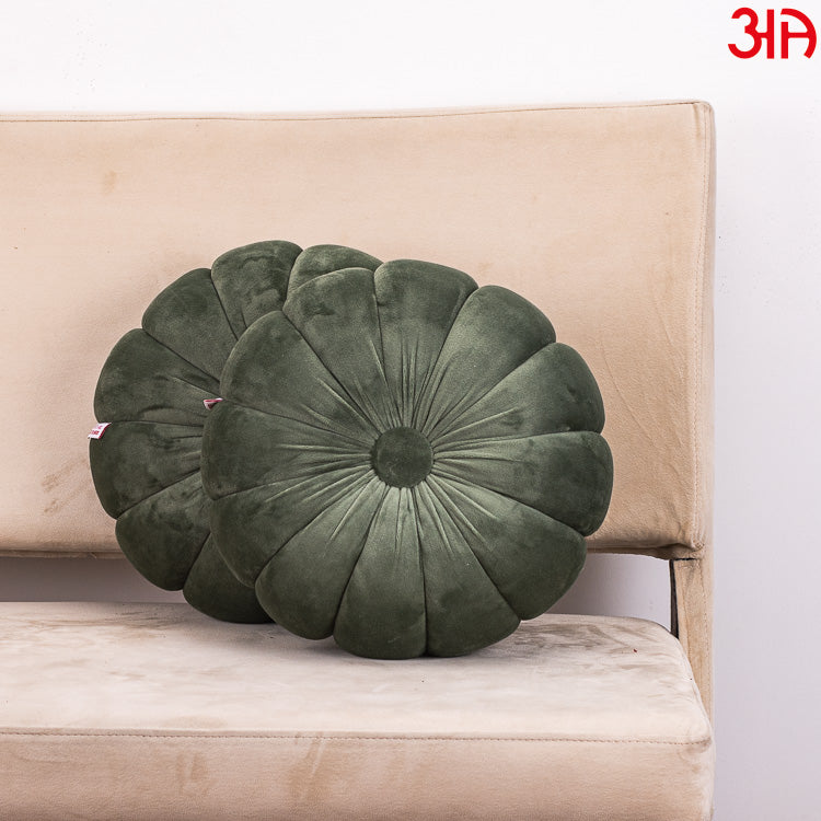 Soft Velvet Pumpkin Cushion With Filler