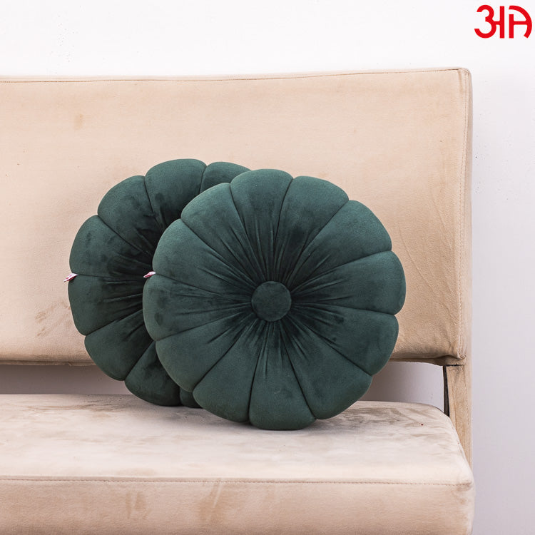 Soft Velvet Pumpkin Cushion With Filler