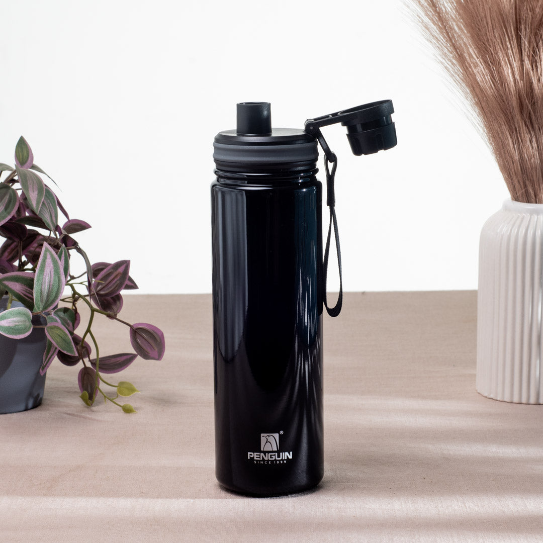 Penguin Anti-Rust Metallic Bottle – 750ml-24×6 cm