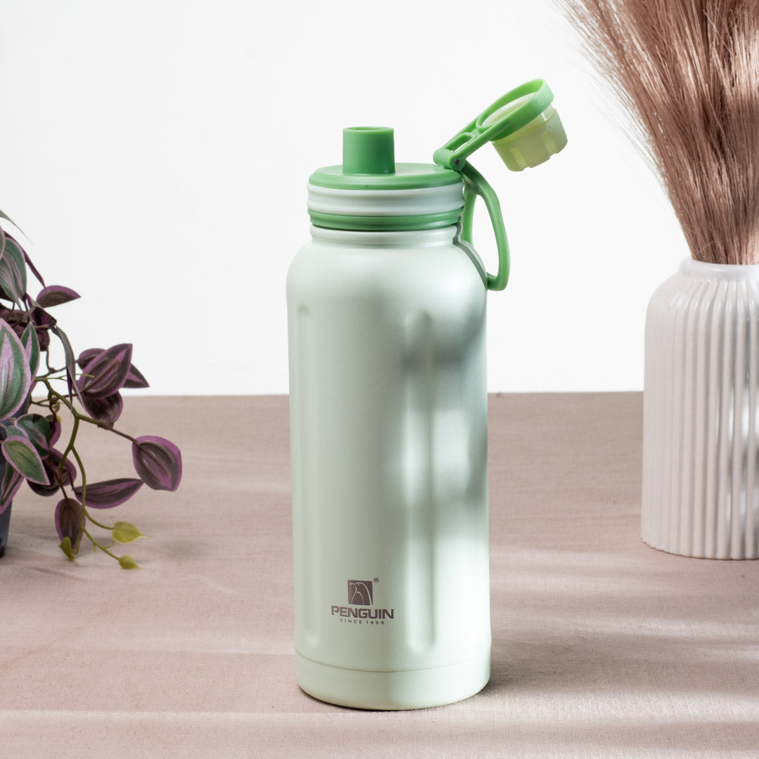 Penguin Matte Anti-Rust Stainless Steel Bottle – 1000ml-24×9 cm