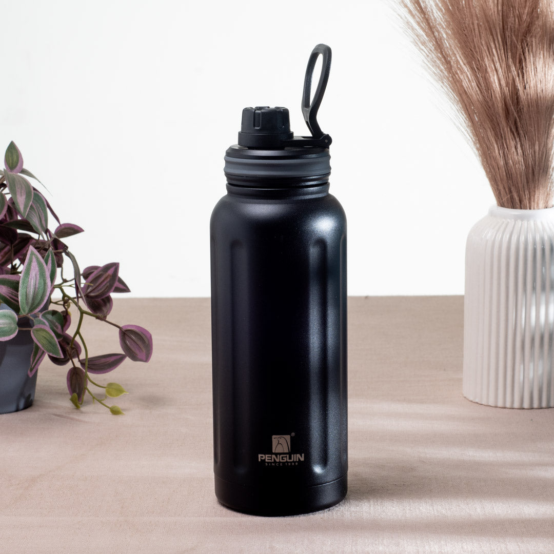 Penguin Matte Anti-Rust Stainless Steel Bottle – 1000ml-24×9 cm