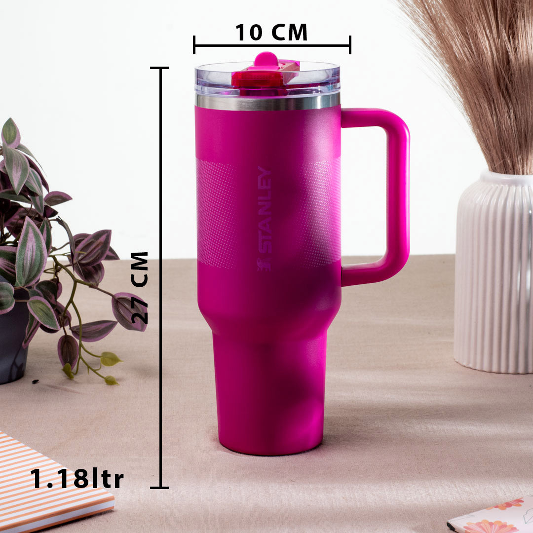 Stanley Quencher H2.0 FlowState Tumbler - 1.18L Insulated Travel Mug (27x10 cm)