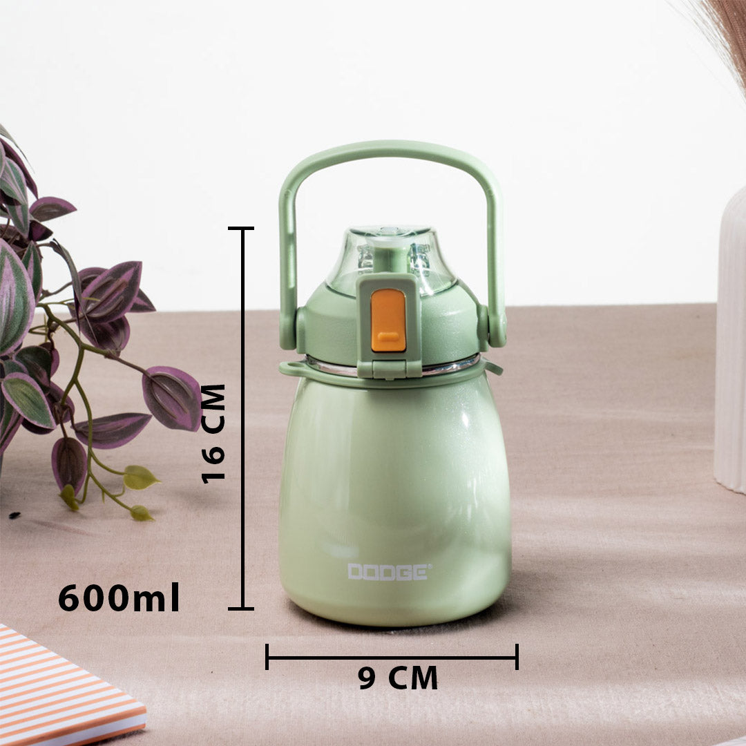 DODGE Insulated Water Bottle - Anti-Rust Metallic Body (16x9 cm)