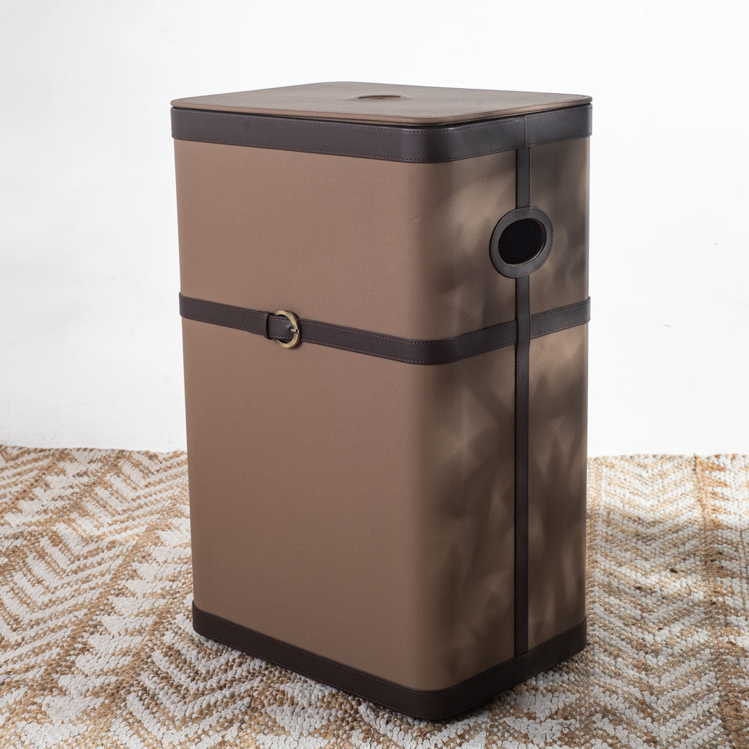 Buckle Design Laundry Box (16x11x24) Inch