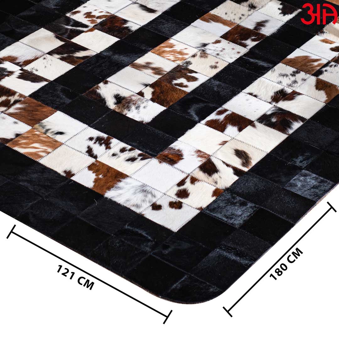 Designer Leather Carpet (4x6) Feet