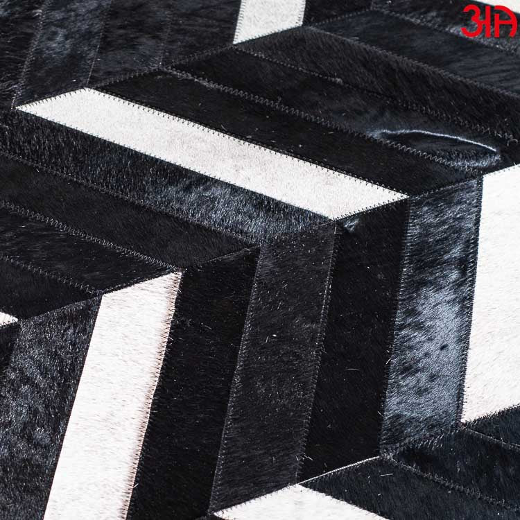 Vintage Leather Carpet (4x6) Feet