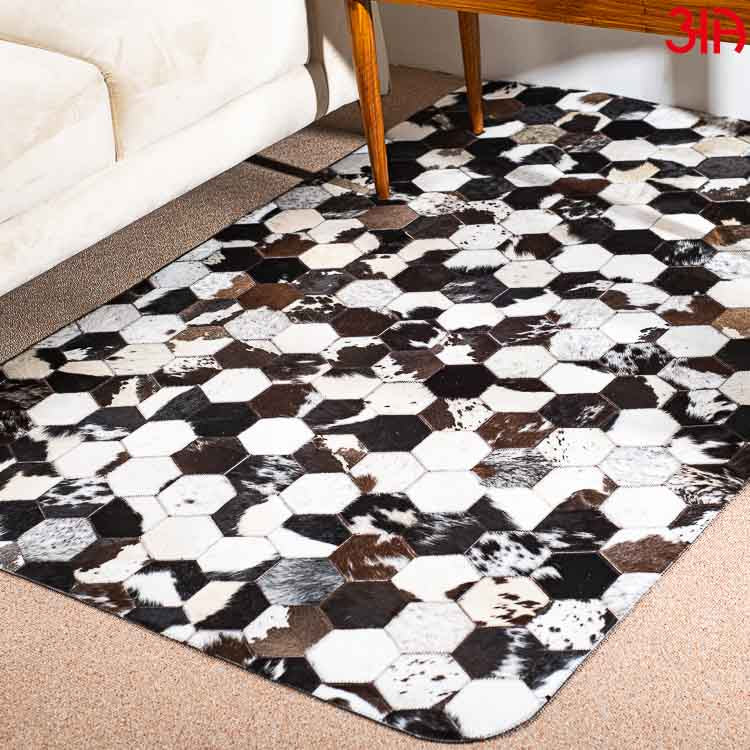 Designer Leather Carpet (4x6) Feet