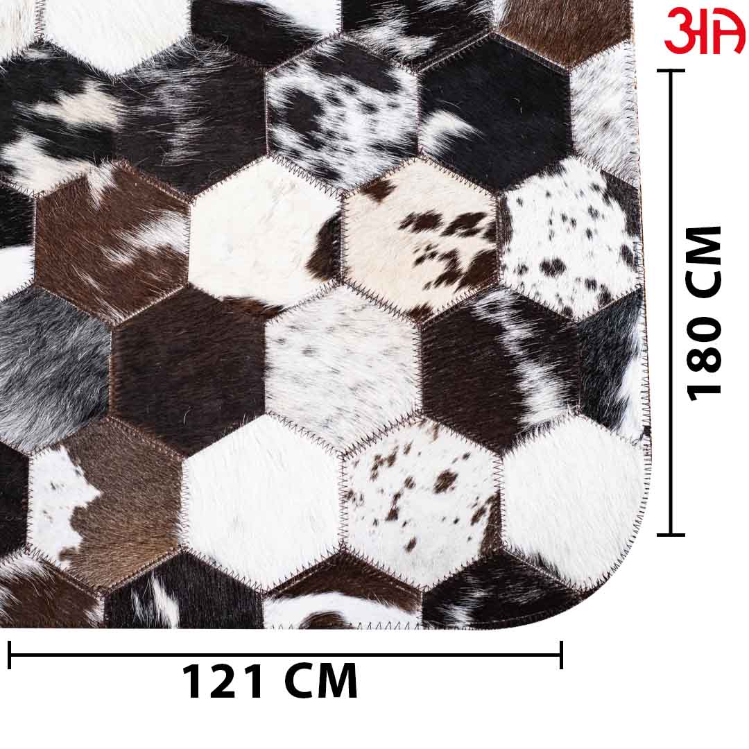 Designer Leather Carpet (4x6) Feet