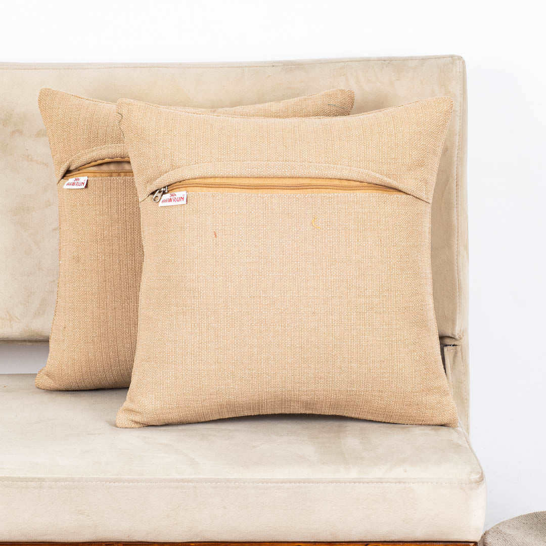 MR. RAJASTHAN And MRS. RAJASTHAN Combo Traditional Cushion Cover