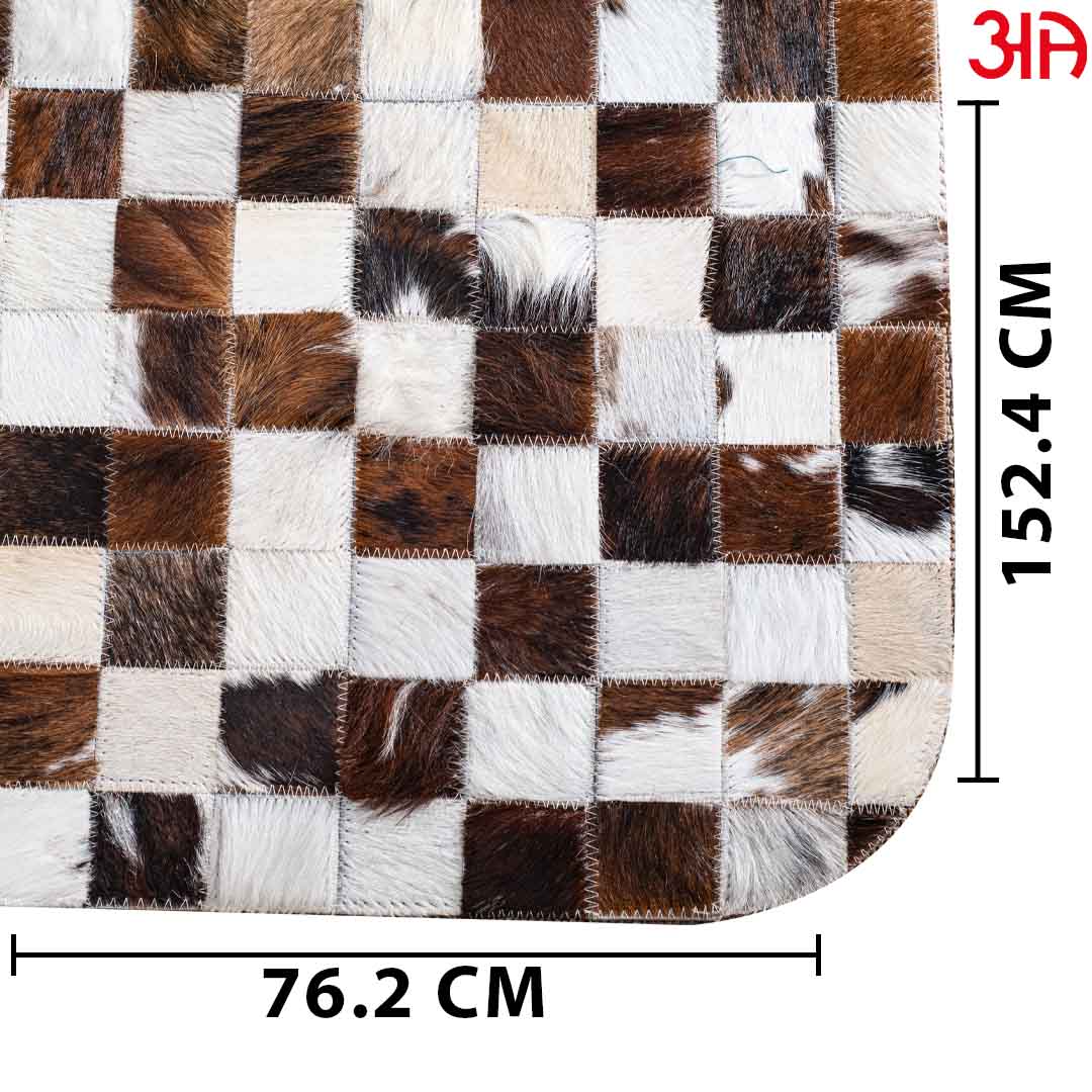 Stylish Leather Carpet (2.5x5) Feet