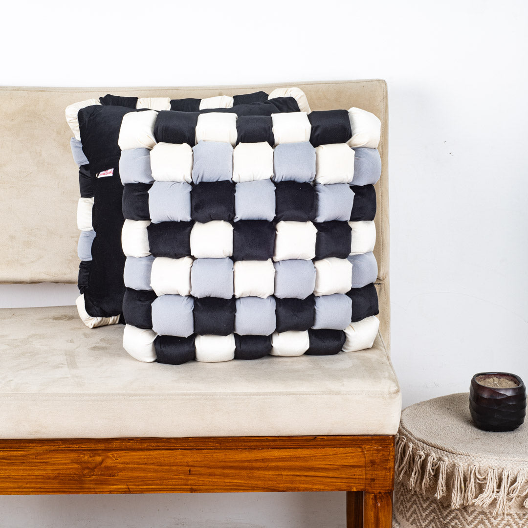 Stylish Bubble Pattern Cushion Cover