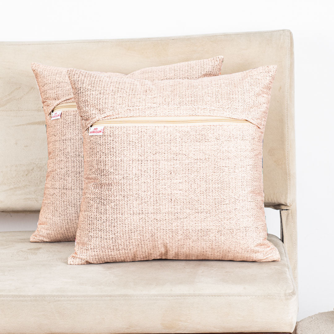 Designer Lotus Flower Cushion Cover for Sofa & Living Room