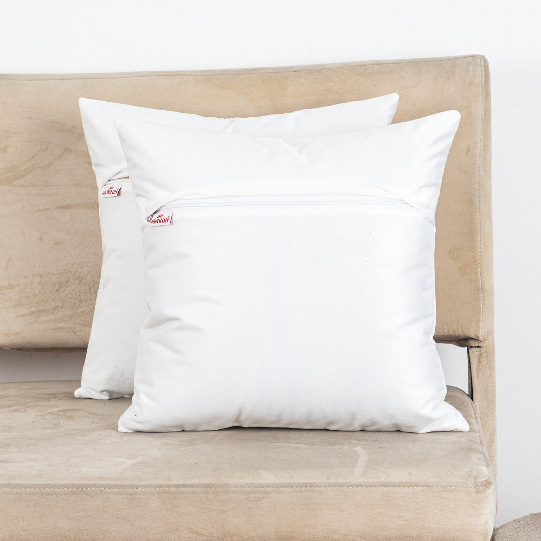 Designer Bird Motif Cushion Cover for Sofa & Living Room
