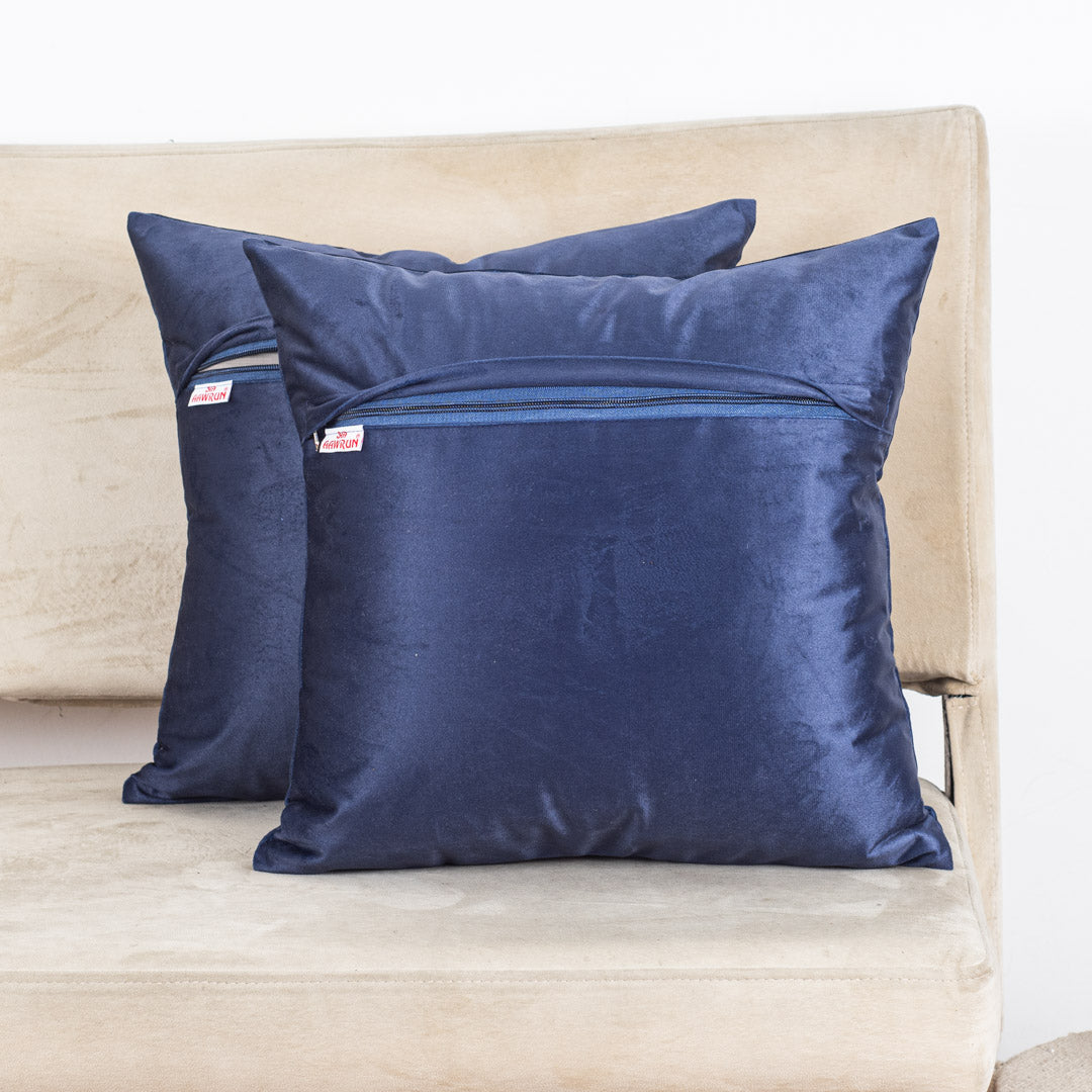Designer Botanical & Bird Motif Cushion Cover for Sofa Décor
