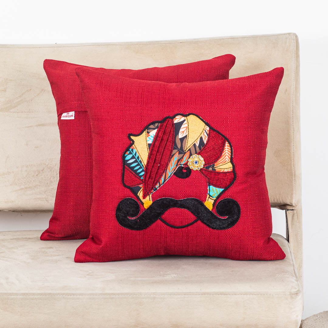 Mr. Rajasthan Design Traditional Cushion Cover