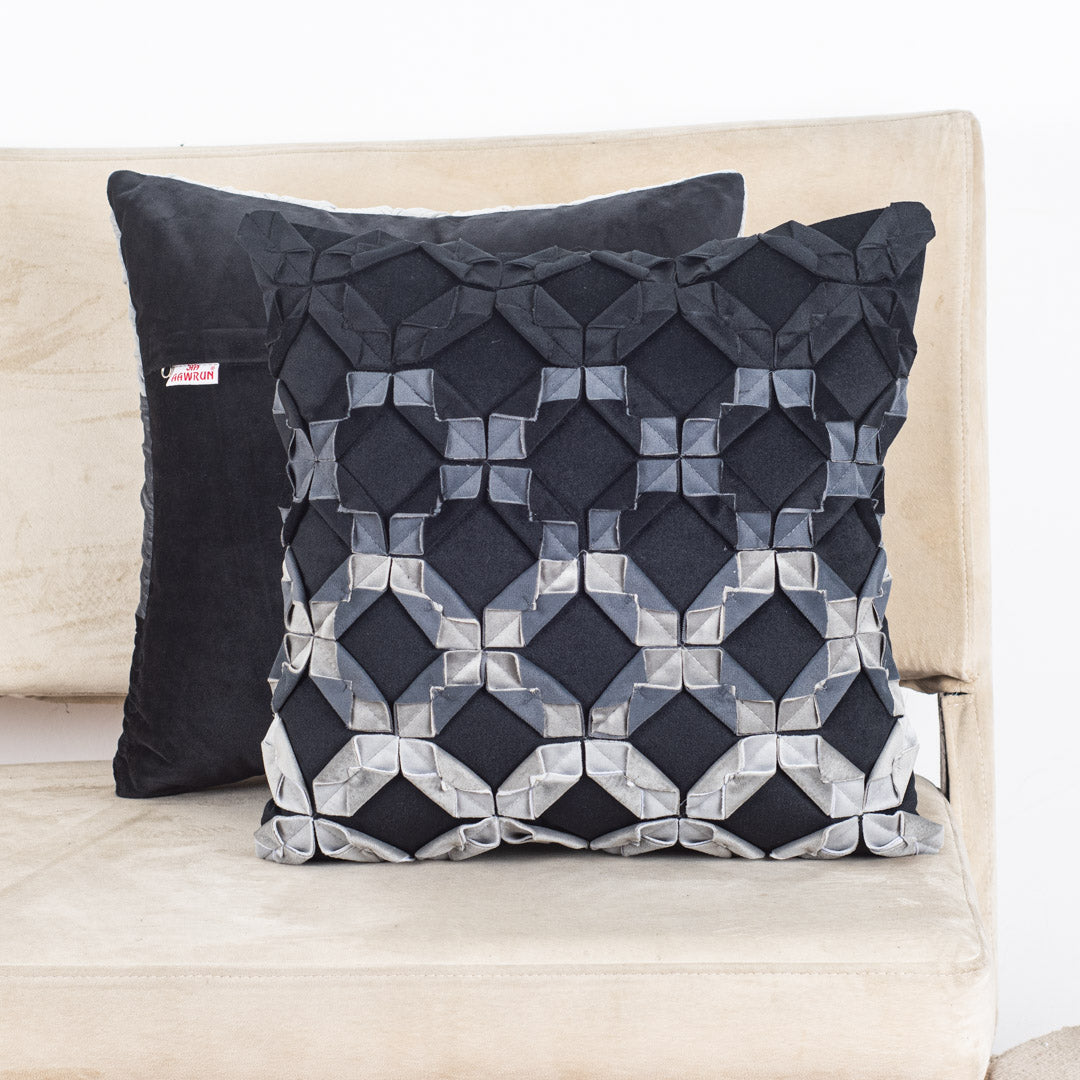 Modern Square Origami Cushion Cover