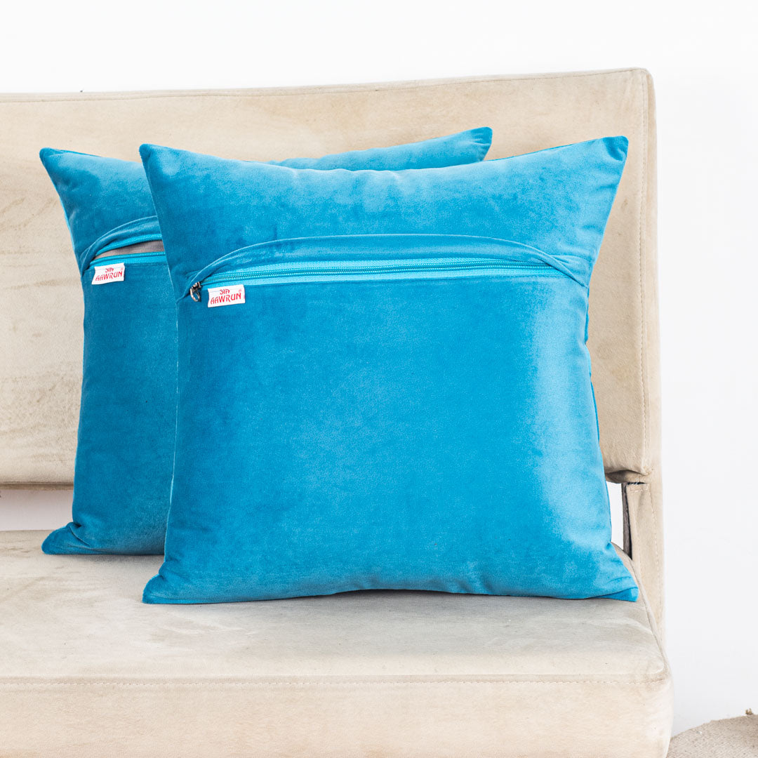Vibrant Tropical Parrot Velvet Cushion Cover
